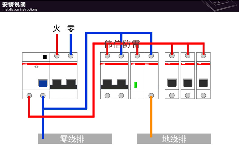 ABB防雷器OVR BT2 1N-20-320安装说明