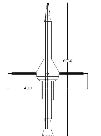 阿根廷PCC避雷针产品尺寸图